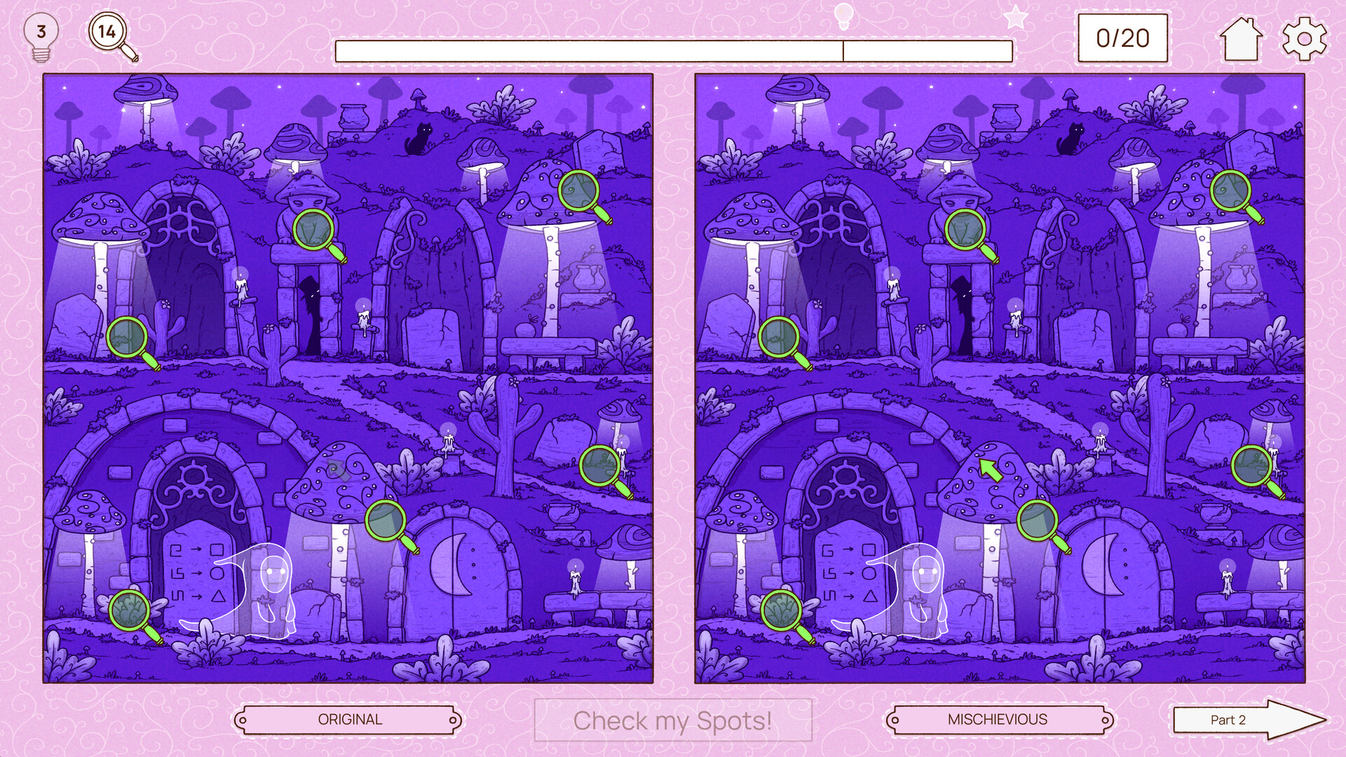 #5. Deja View - A Spot The Difference Game (Steam) 由: Gemcraft Games