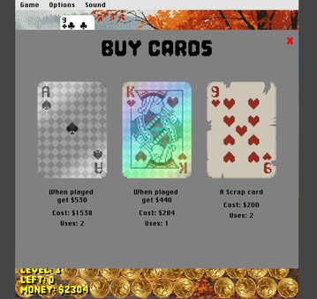 Misty's Super Golf Solitaire.