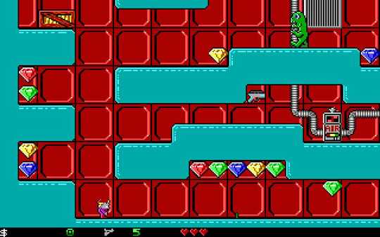 Screenshot z Crystal Caves Screenshot z Crystal Caves