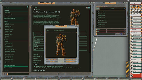 Fantasy Grounds - Fallout RPG - NPC Pack 1 - The Rust Devils