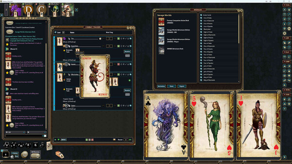 Fantasy Grounds - Fantasy Companion Action Deck (SWADE)