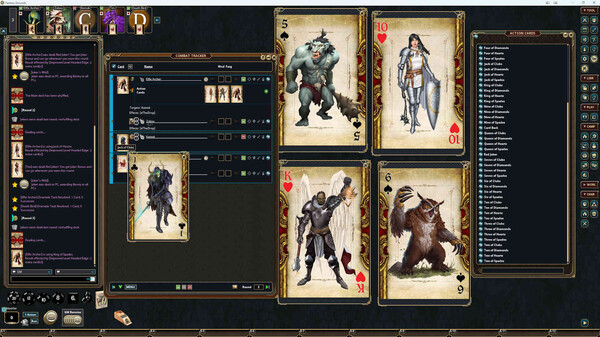 Fantasy Grounds - Fantasy Companion Action Deck (SWADE)