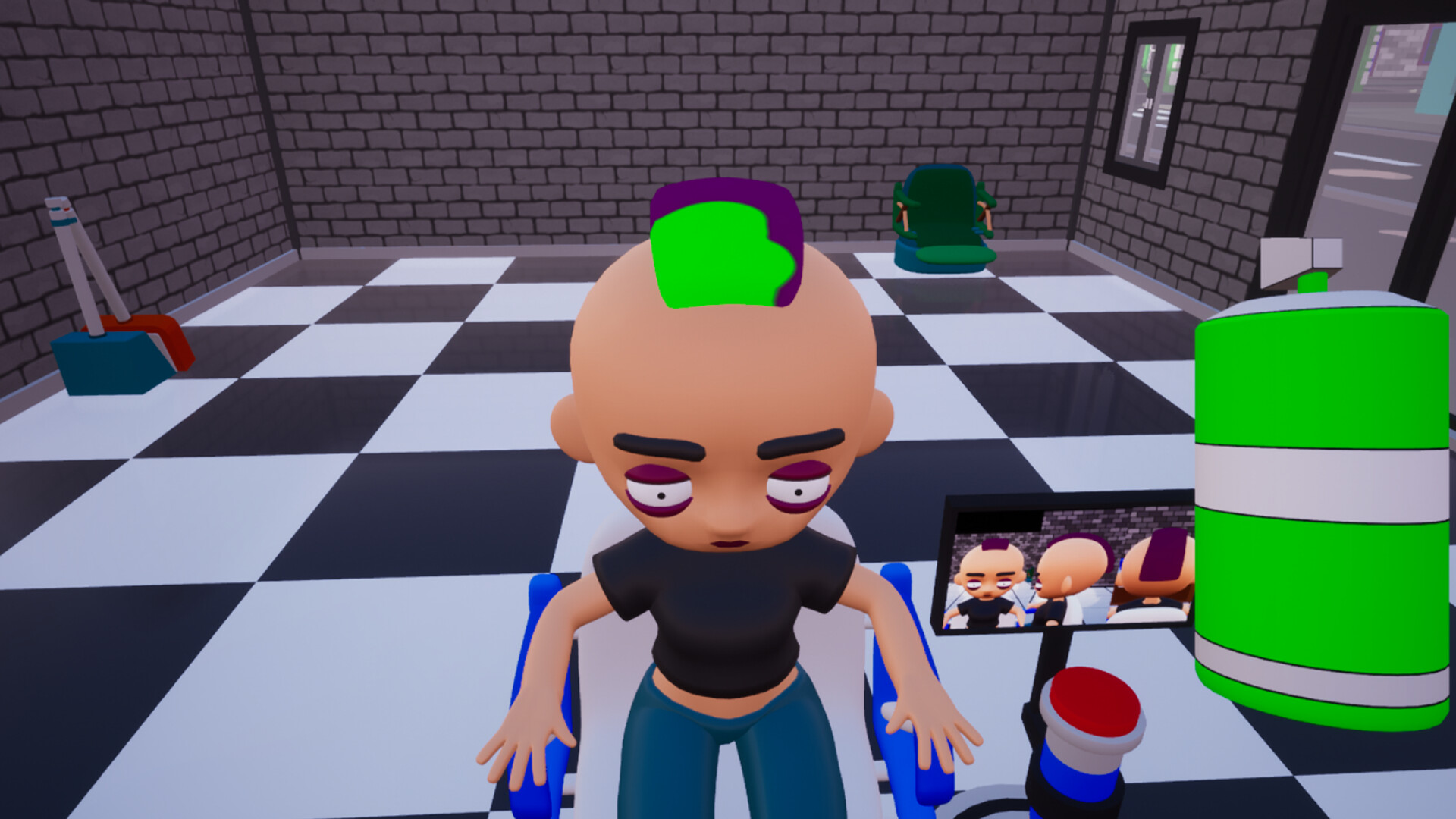 #2. Barber Shop Simulator (Steam) Podle: Vixy Games