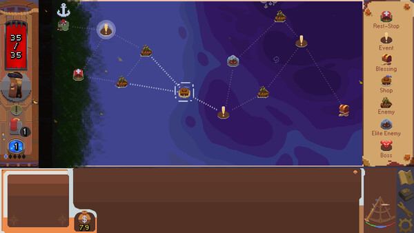 Screenshot of Pirate Pillage and Plunder gameplay showing in-action mechanics