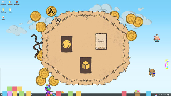 Скриншот 1 из игры Desktop Dragon