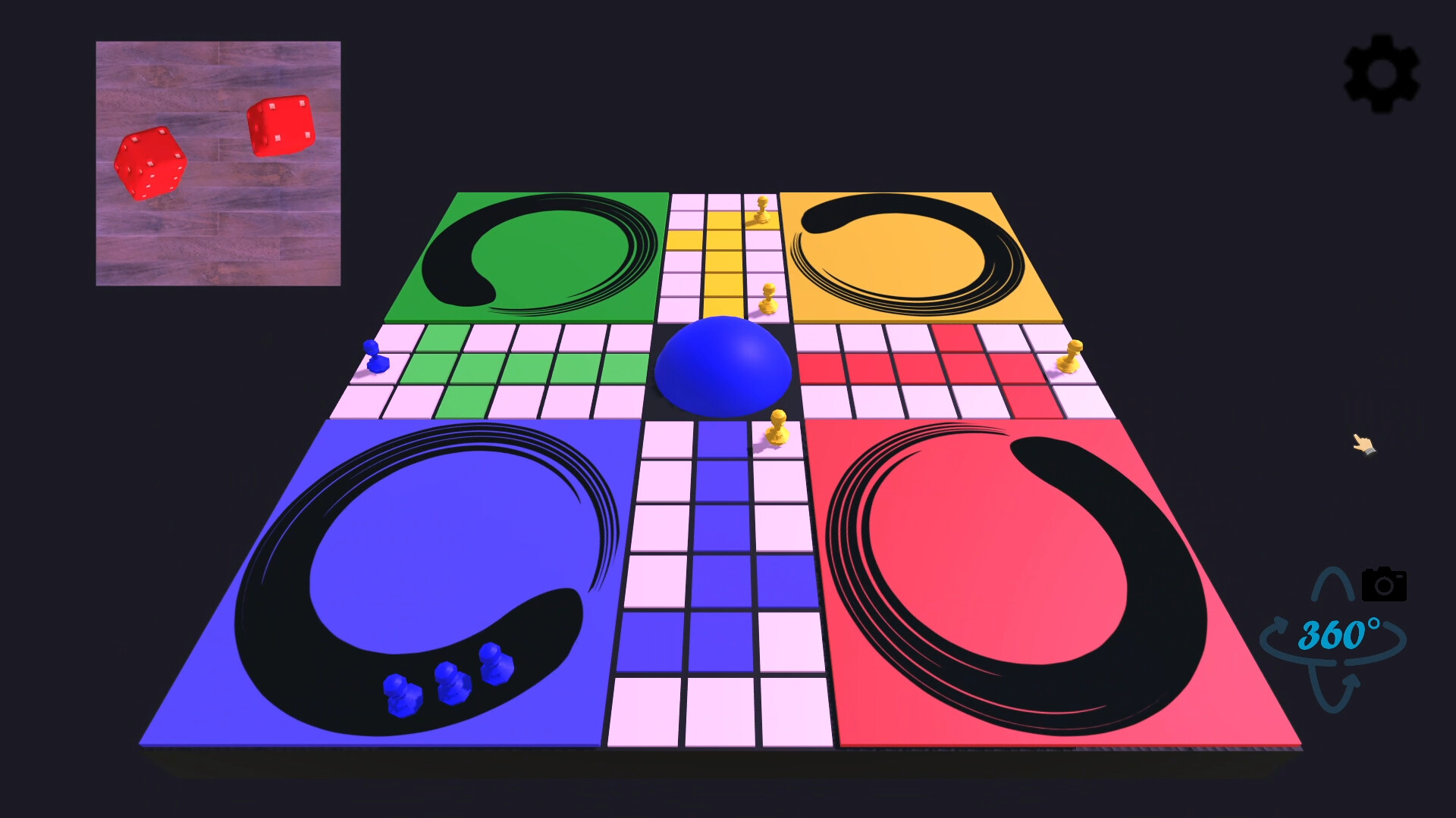 Dice Battle: 3D Board Game