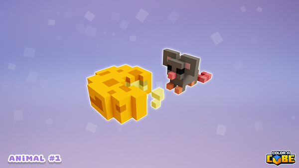Color-A-Cube - Farm Animal Pack #1