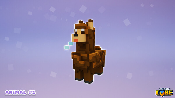 Color-A-Cube - Farm Animal Pack #1