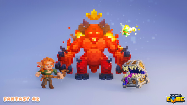 Color a Cube - Fantasy Pack #2
