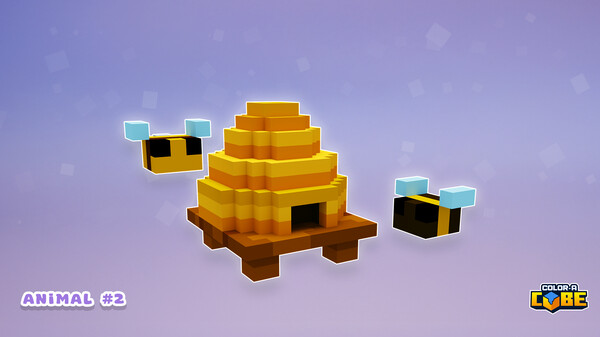 Color-A-Cube - Farm Animal Pack #2