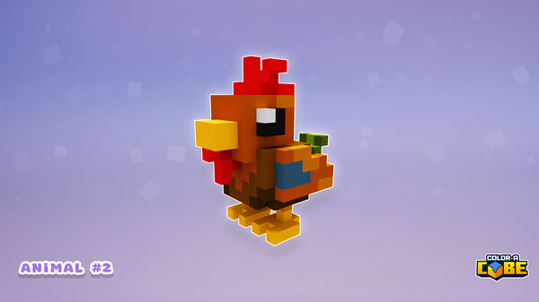 Color-A-Cube - Farm Animal Pack #2