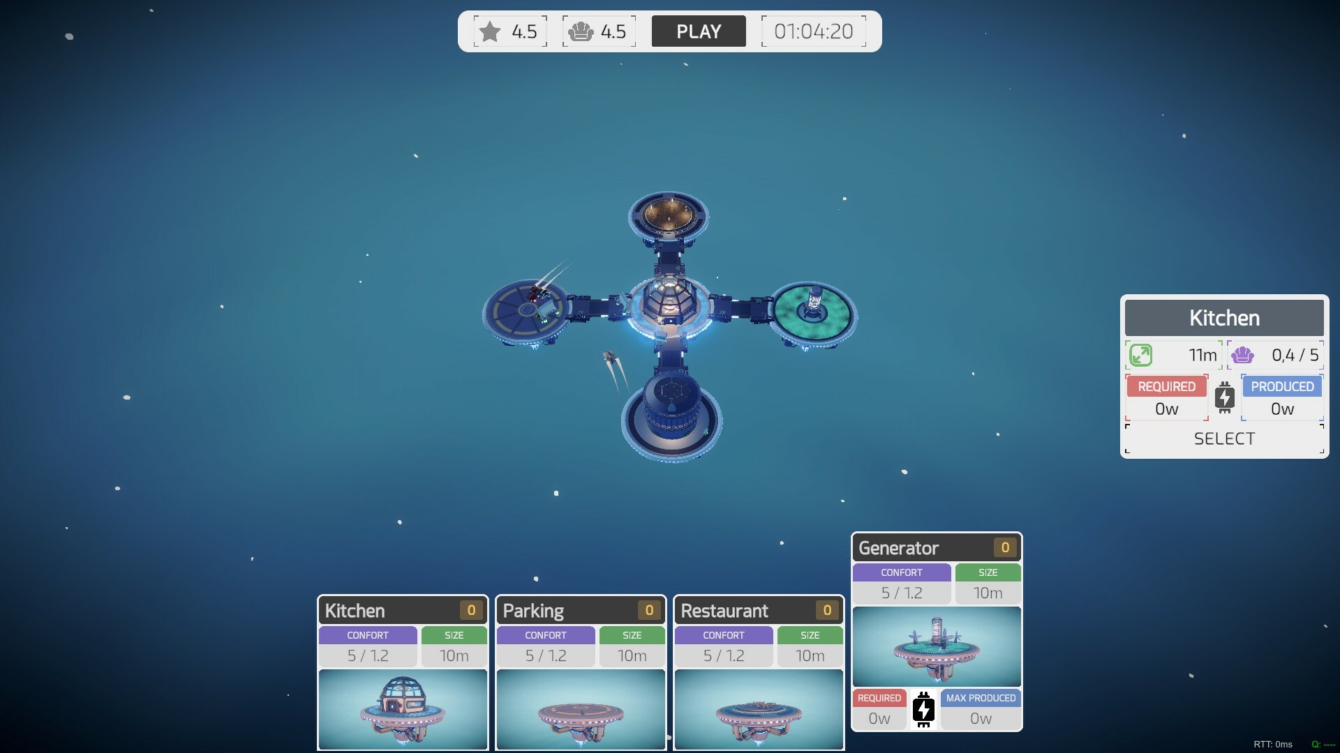 Space Restaurant screenshot #1