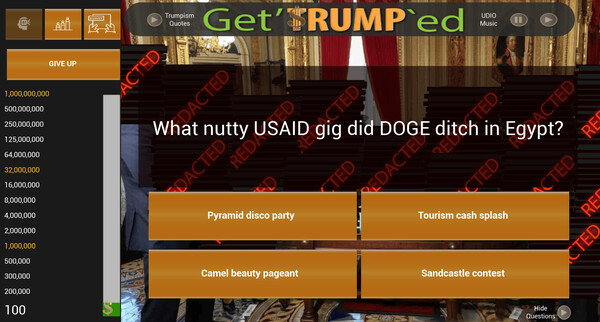 Скриншот из Get'TRUMP`ed Trivia