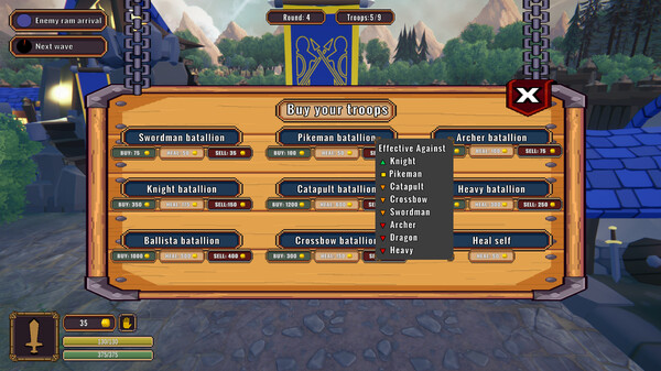 Keep of the knights Demo