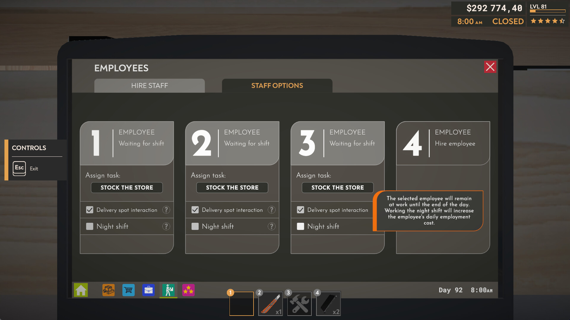 Returns Outlet Simulator screenshot 14
