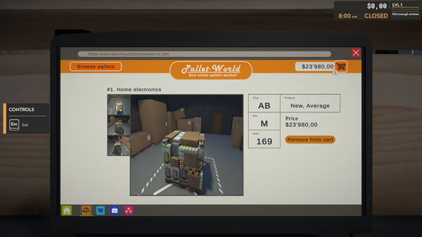 Returns Outlet Simulator game for Linux 1