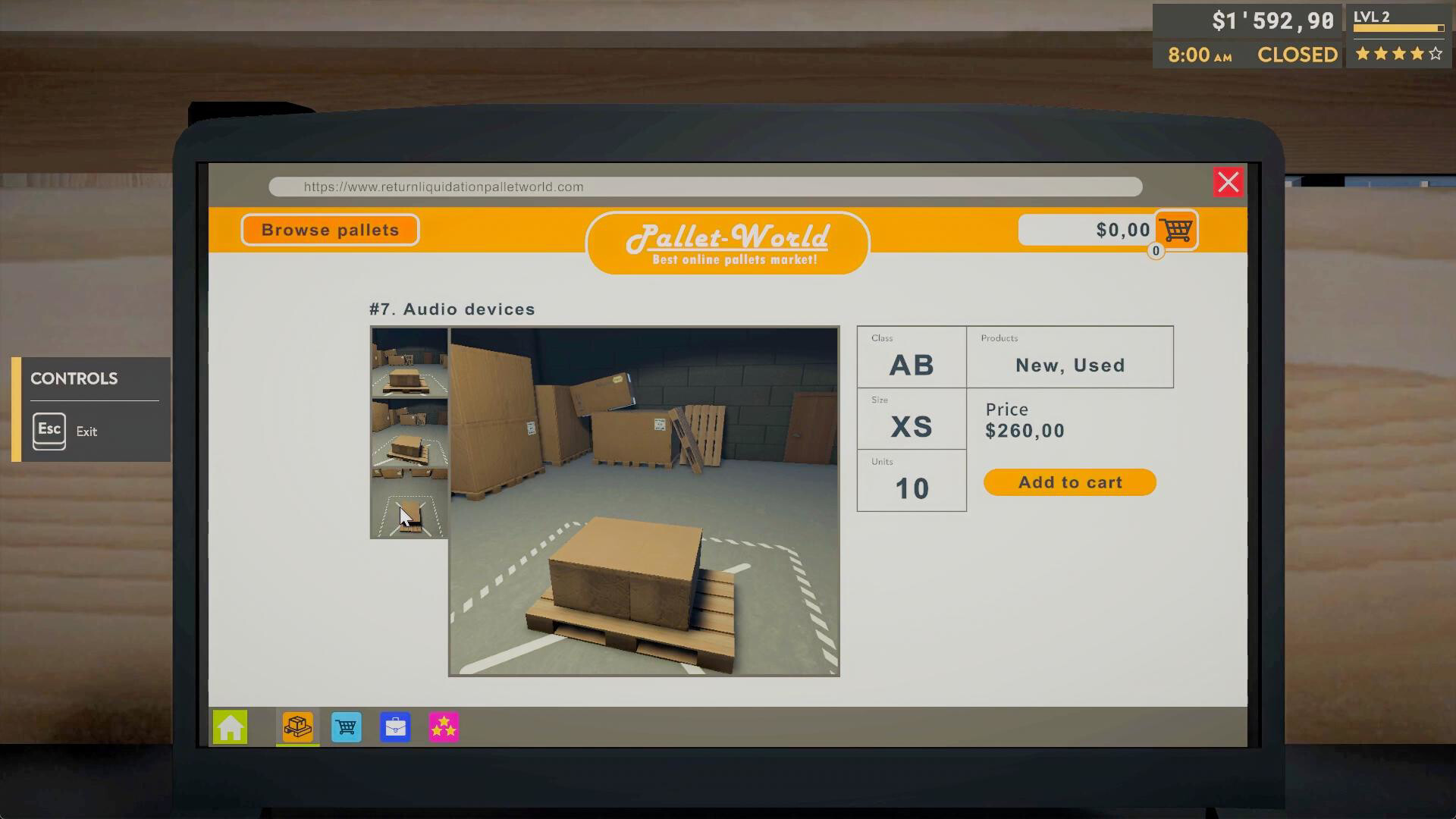 #1. Returns Outlet Simulator (Steam) Bởi: Twisted Twice Games