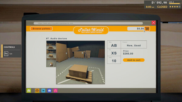 Returns Outlet Simulator