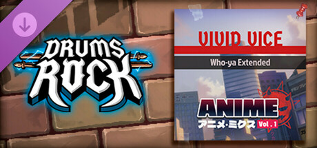 Drums Rock: Who-ya Extended - 'VIVID VICE' cover art