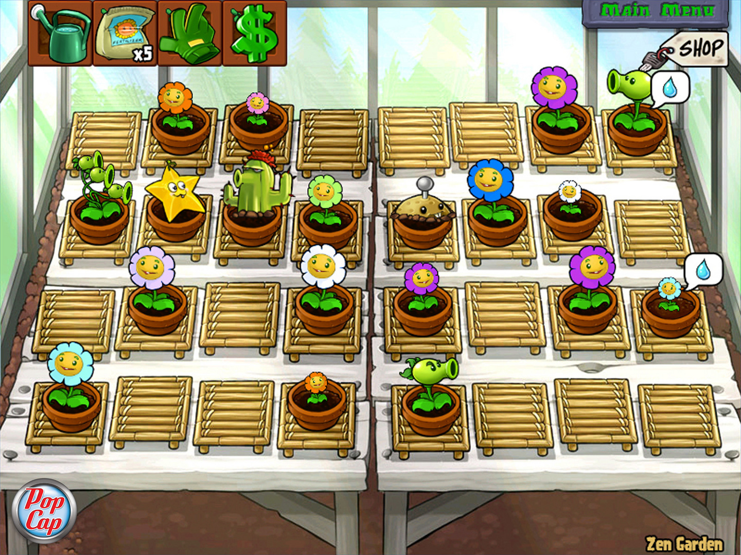 screenshot of Plants vs. Zombies GOTY Edition 4