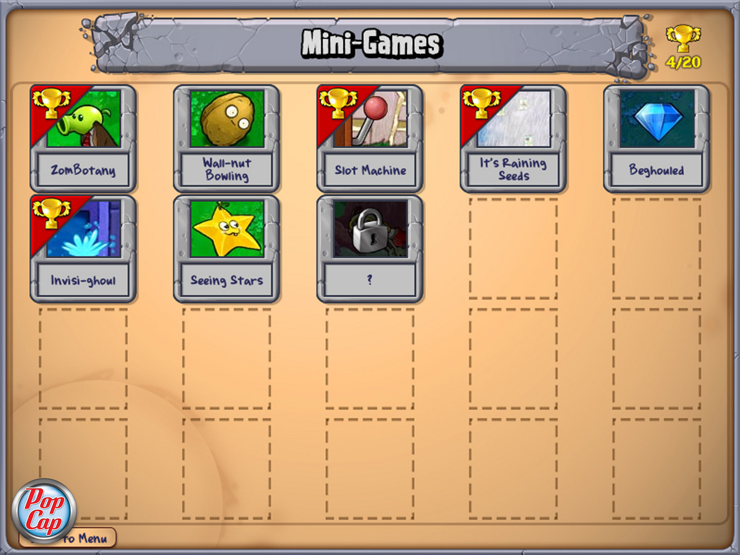 screenshot of Plants vs. Zombies GOTY Edition 5