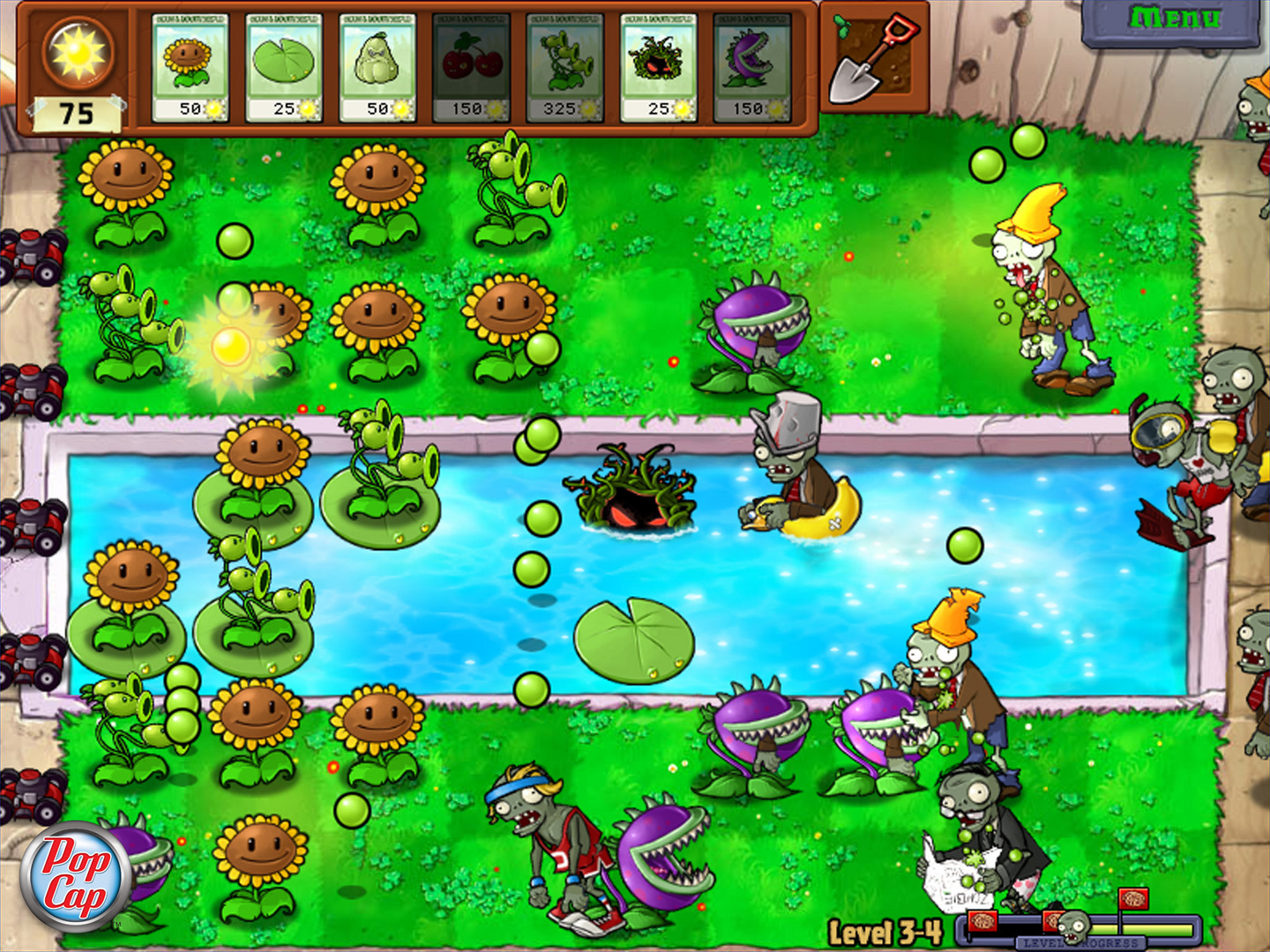 screenshot of Plants vs. Zombies GOTY Edition 7