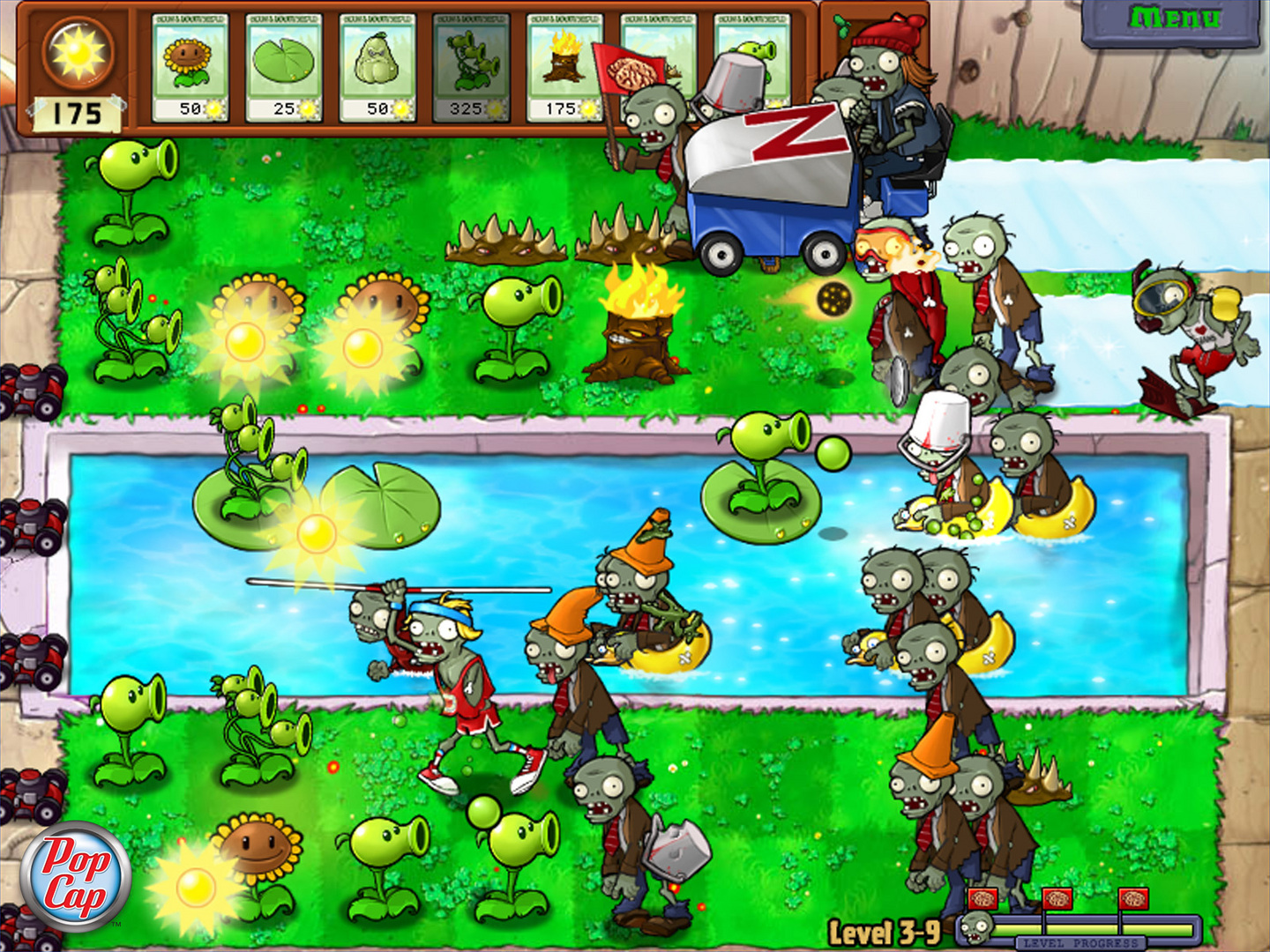 screenshot of Plants vs. Zombies GOTY Edition 8