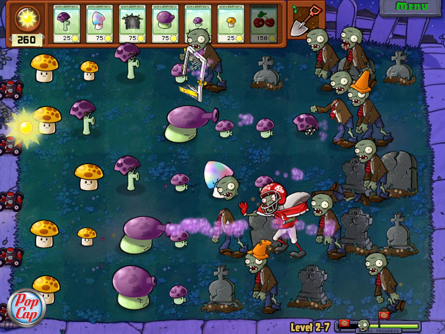 screenshot of Plants vs. Zombies GOTY Edition 9