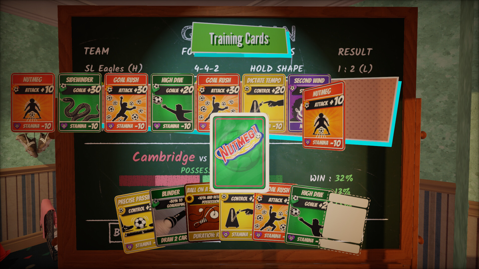 NUTMEG! A Nostalgic Deckbuilding Football Manager screenshot #13