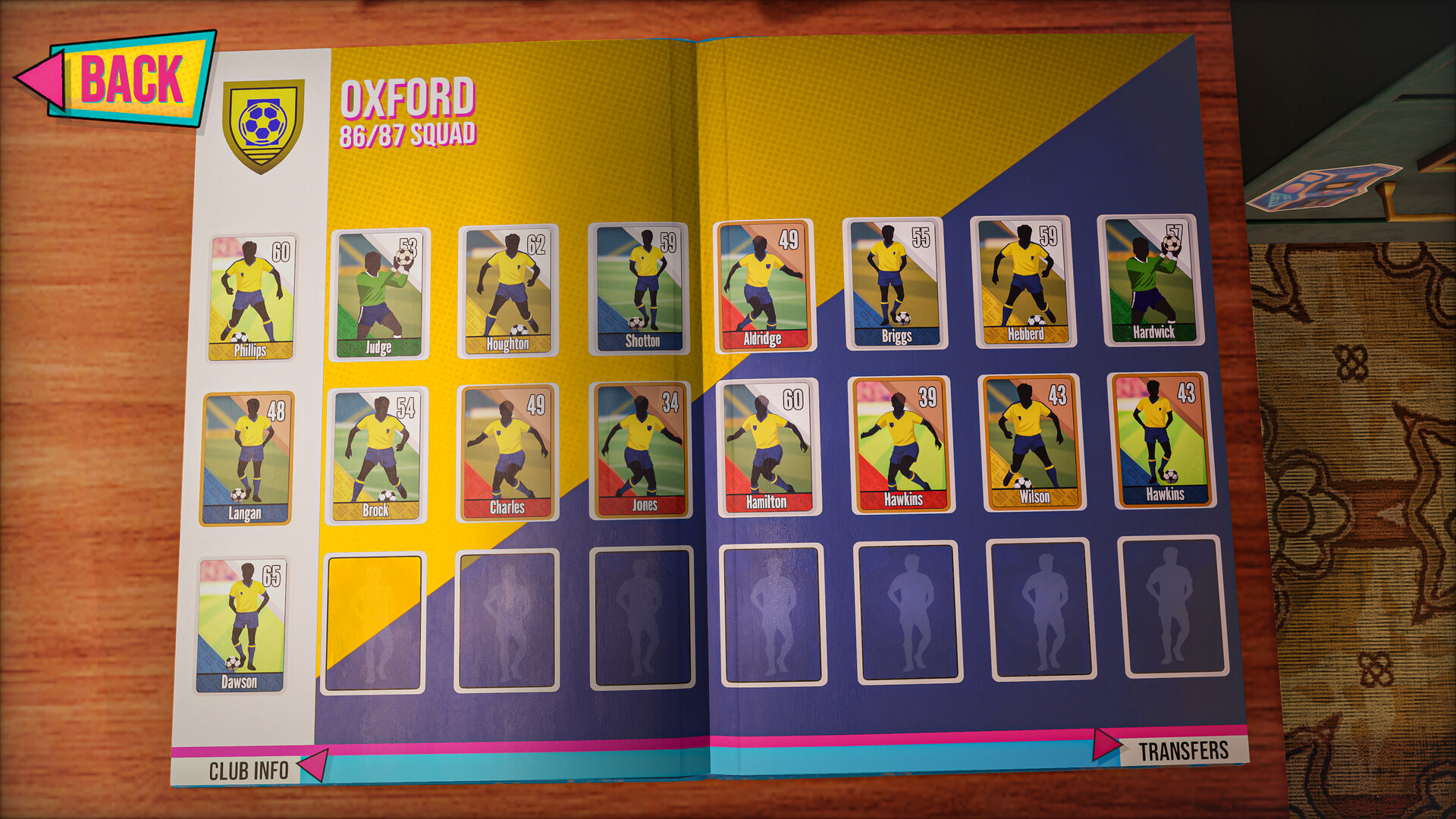 Скриншот игры NUTMEG! A Nostalgic Deckbuilding Football Manager - 3