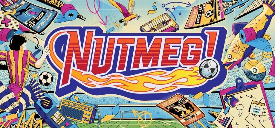 NUTMEG! A Nostalgic Deckbuilding Football Manager cover art