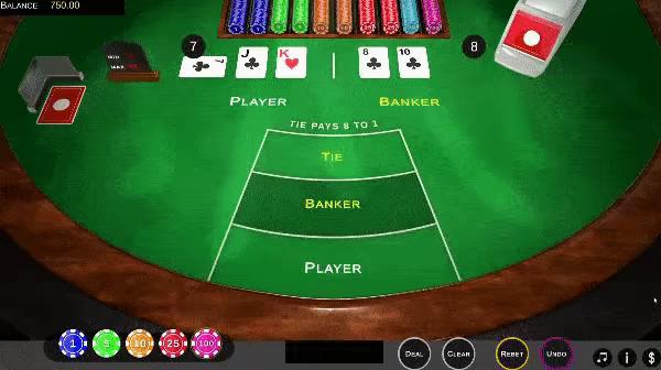 Baccarat video 3