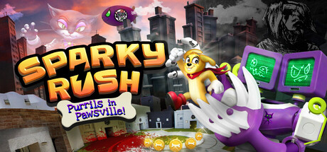 Sparky Rush: Purrils in Pawsville!