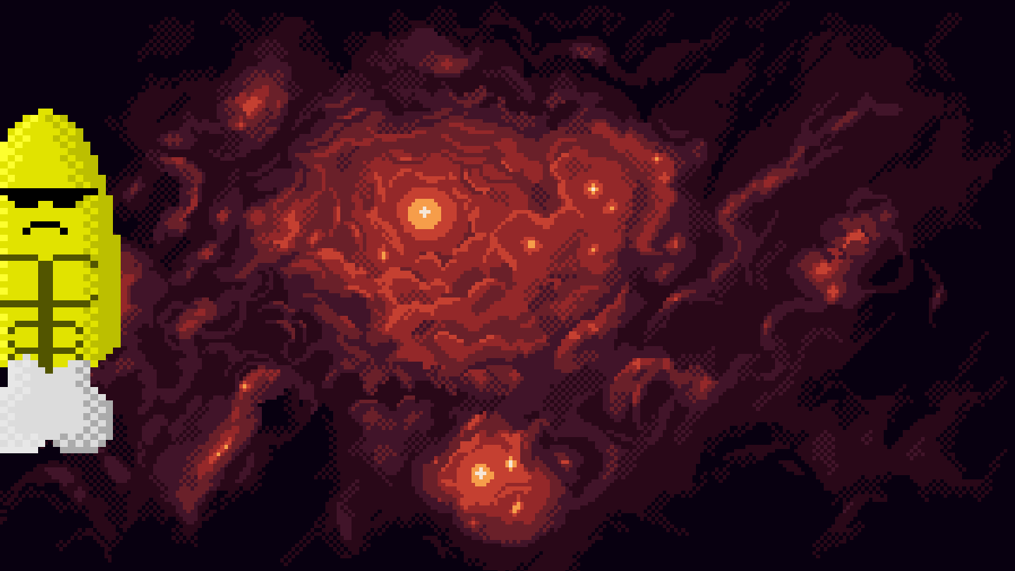 Official space artwork from Fruitgeddon’s Steam page