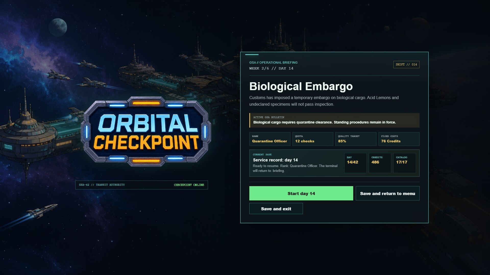 Orbital Checkpoint screenshot 2