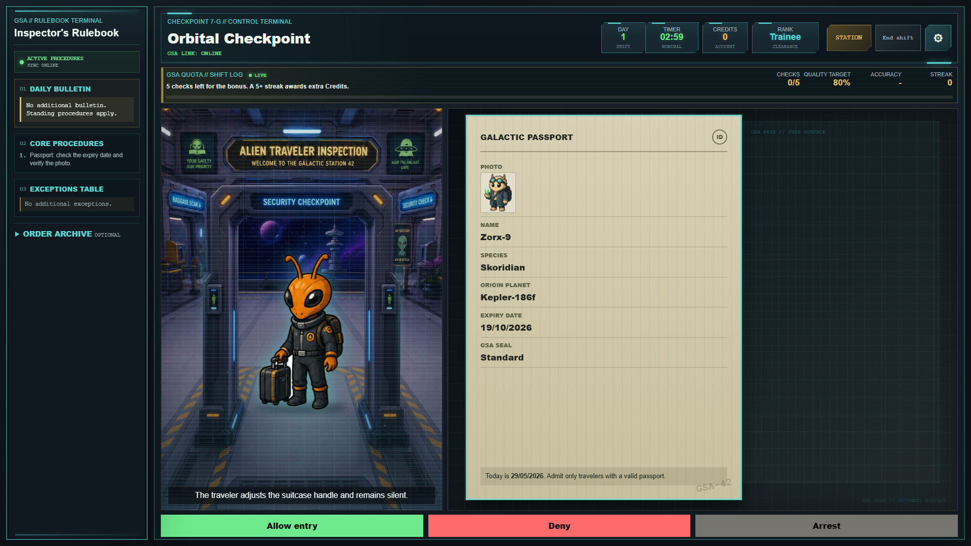 Orbital Checkpoint screenshot 1