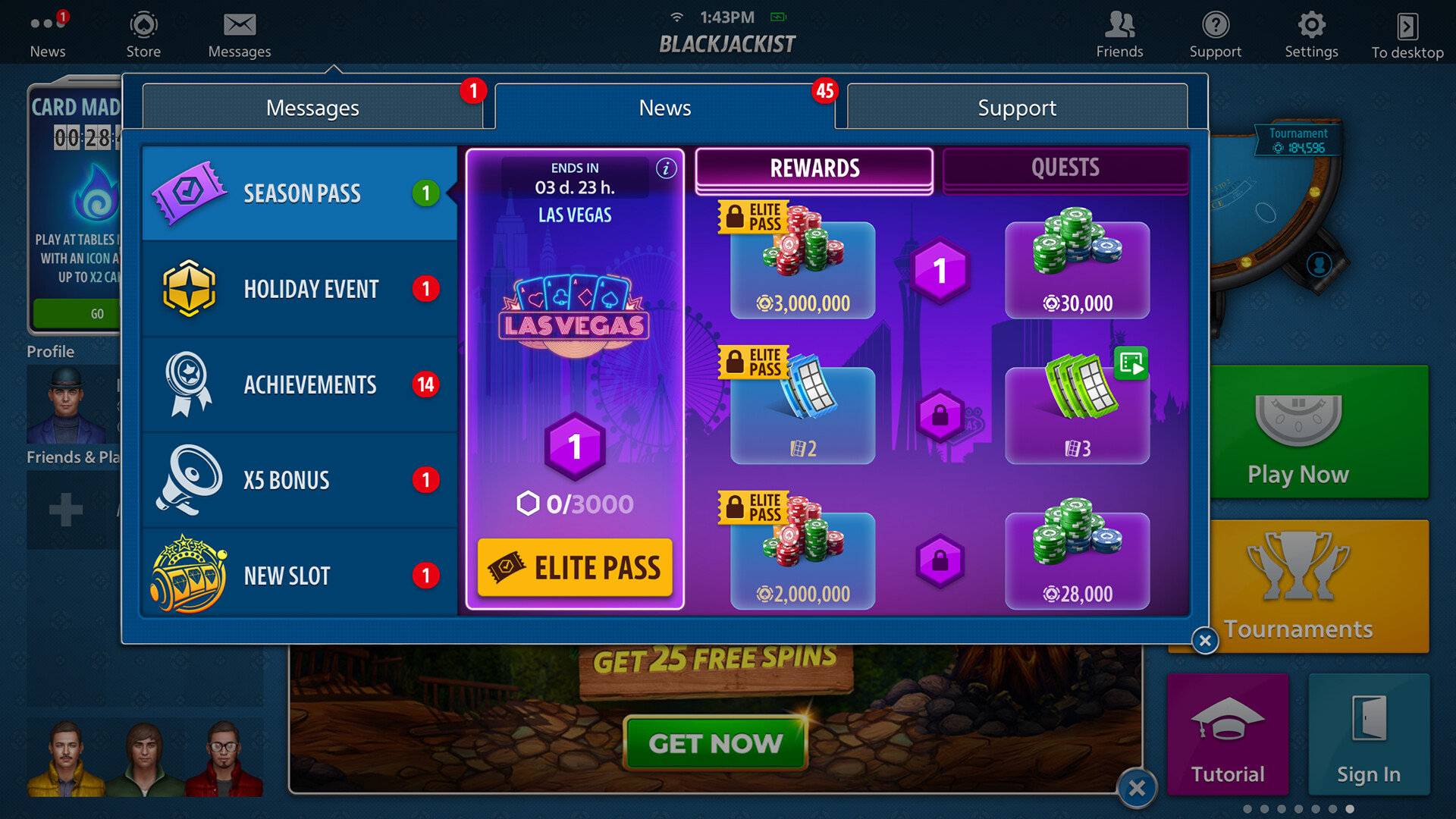 Blackjack 21: Blackjackist screenshot #5