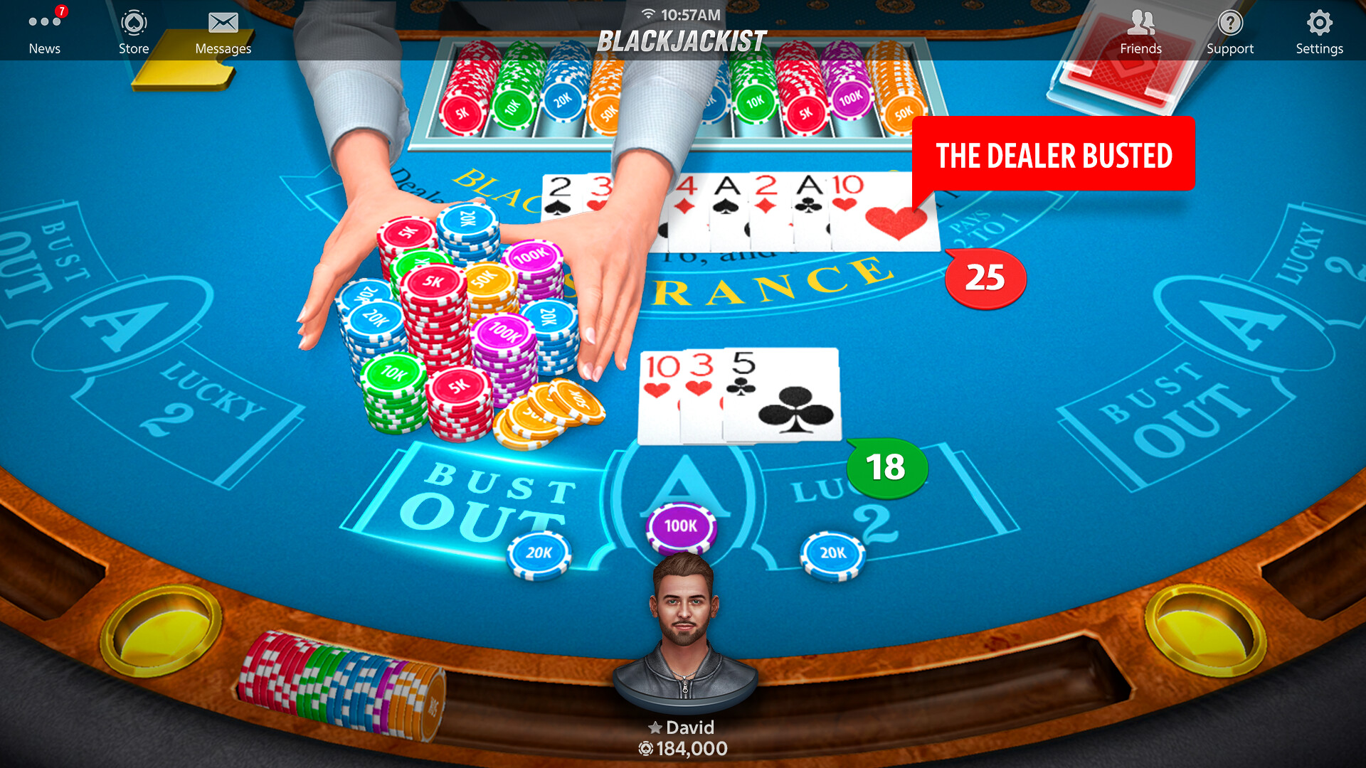 Blackjack 21: Blackjackist screenshot 3