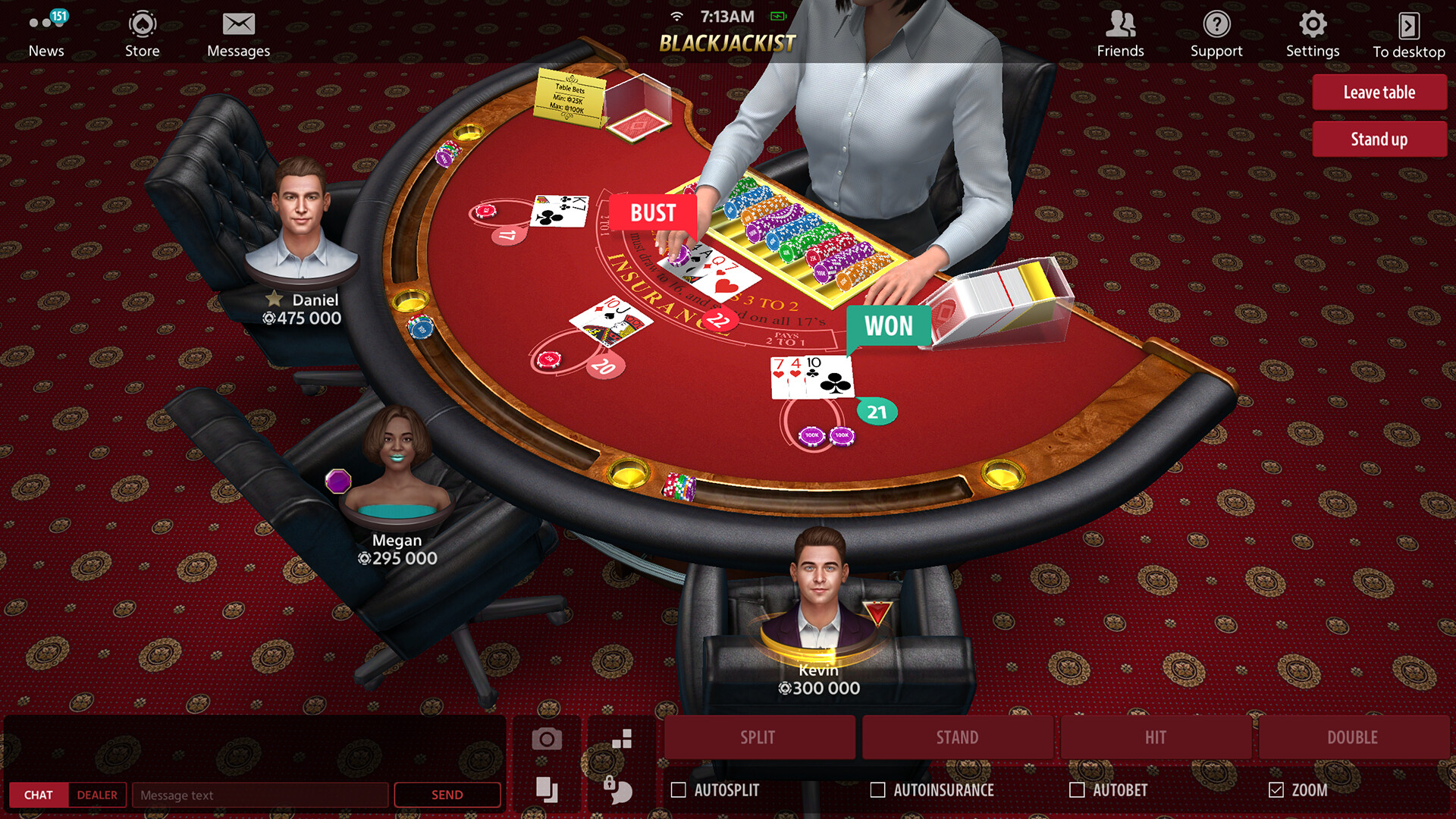 Blackjack 21: Blackjackist screenshot #10