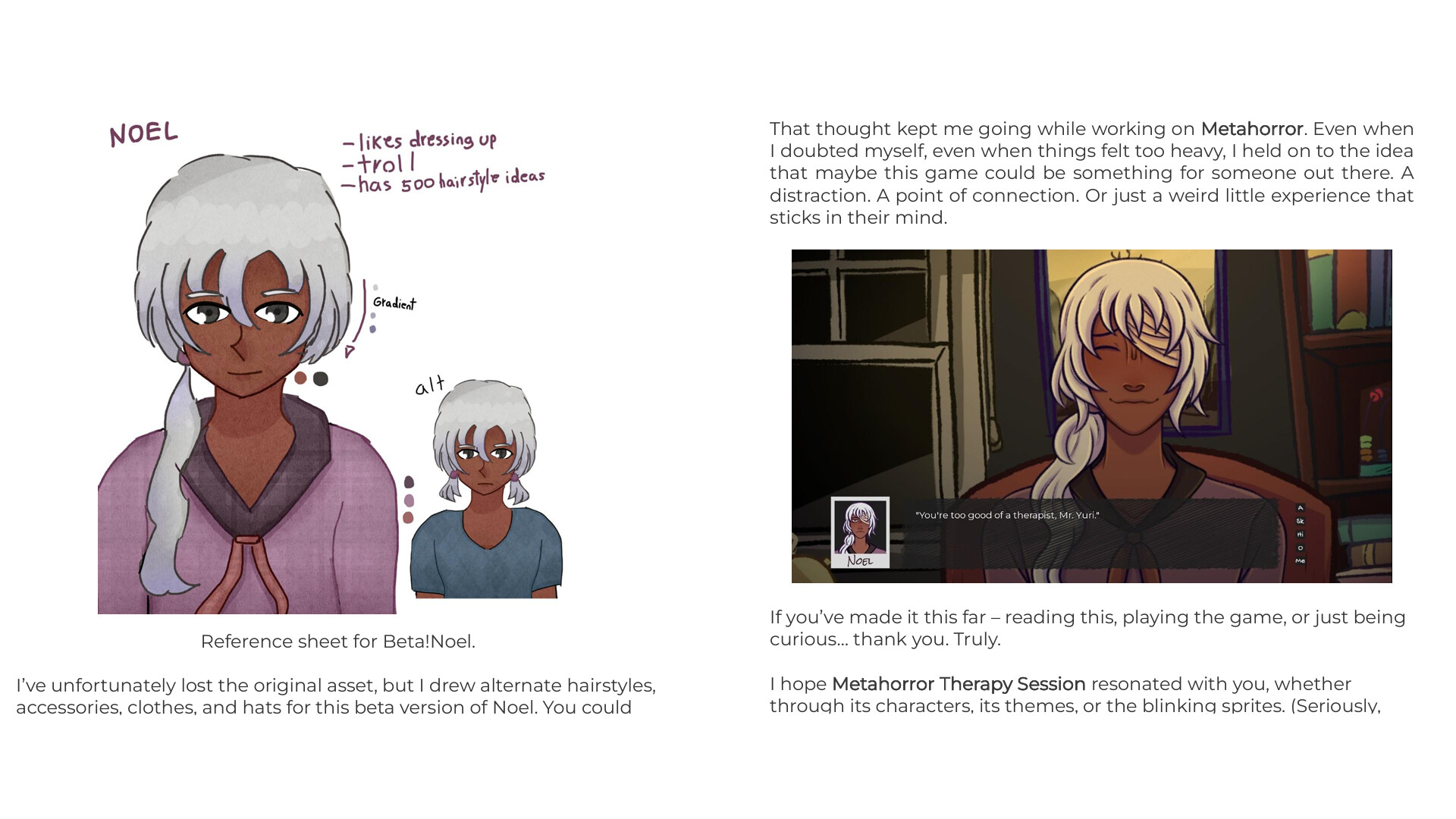 Metahorror Therapy Session: Hintbook & Lorebook Featured Screenshot #1