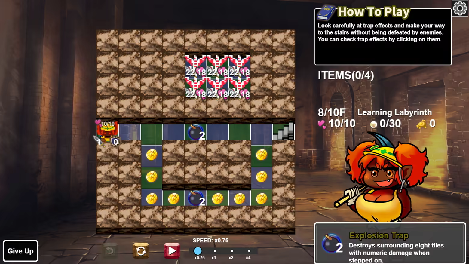 Иллюстрация из описания игры Dungeon Destroyer