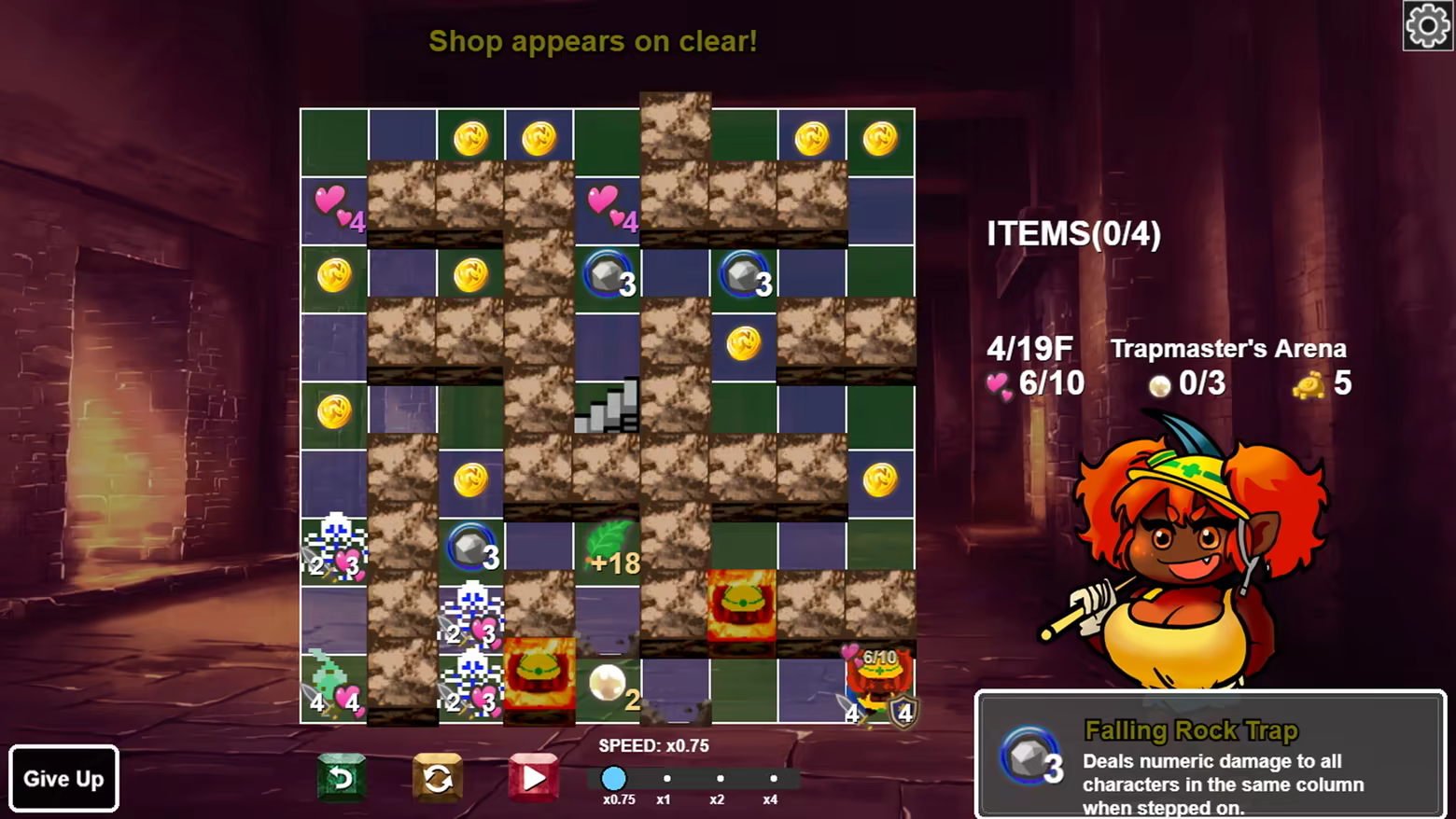 Иллюстрация из описания игры Dungeon Destroyer