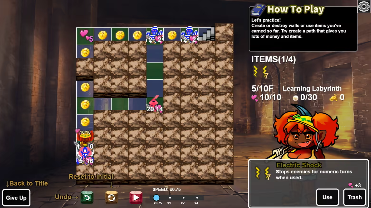 Иллюстрация из описания игры Dungeon Destroyer