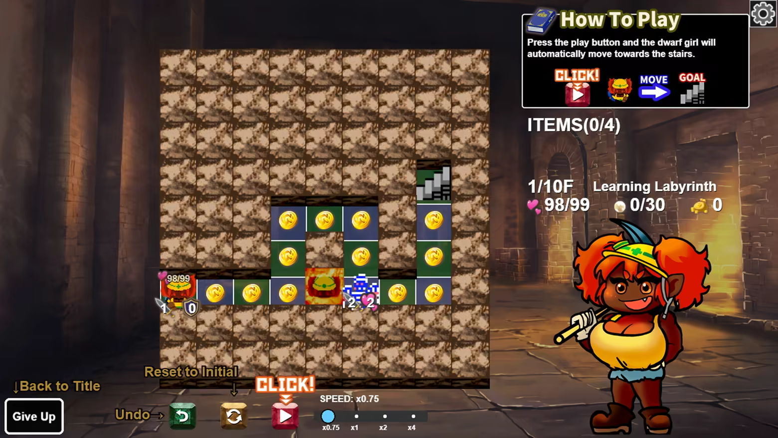 Иллюстрация из описания игры Dungeon Destroyer