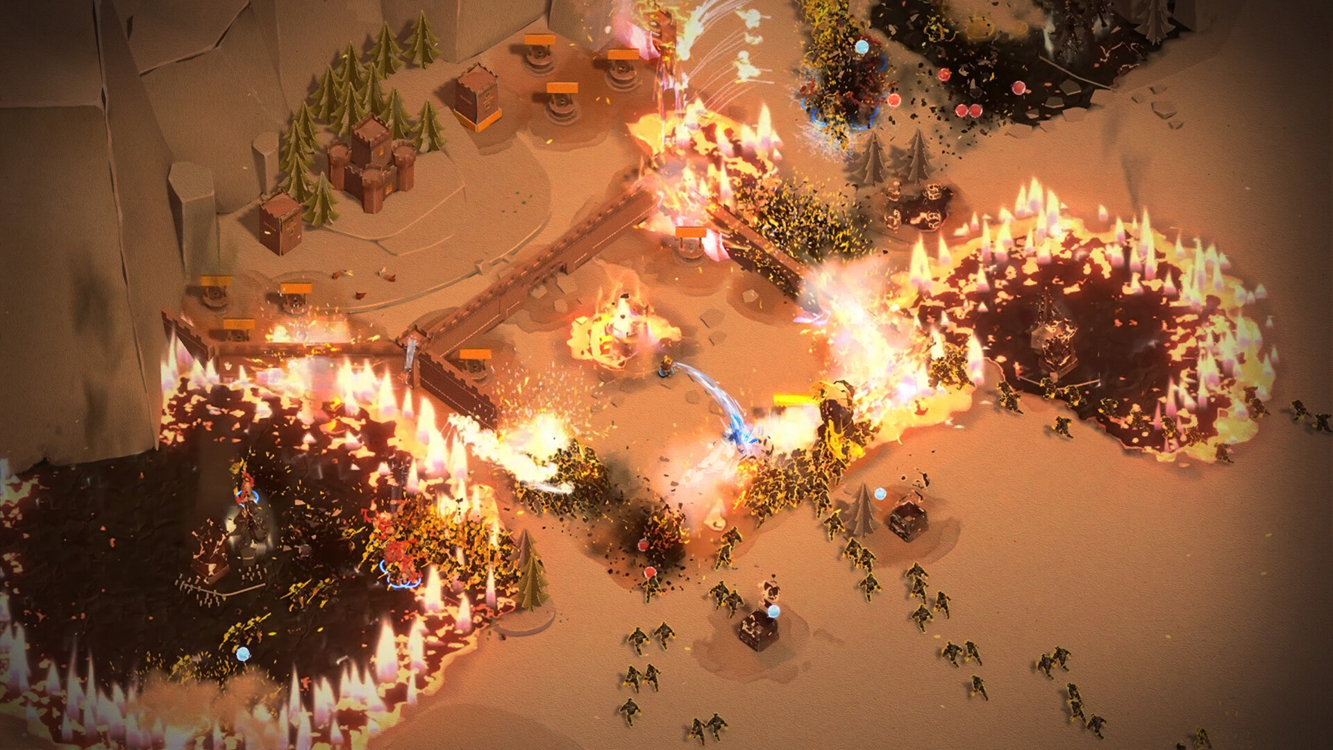 Paper Castle: Tower Defense & Firefighting screenshot #1