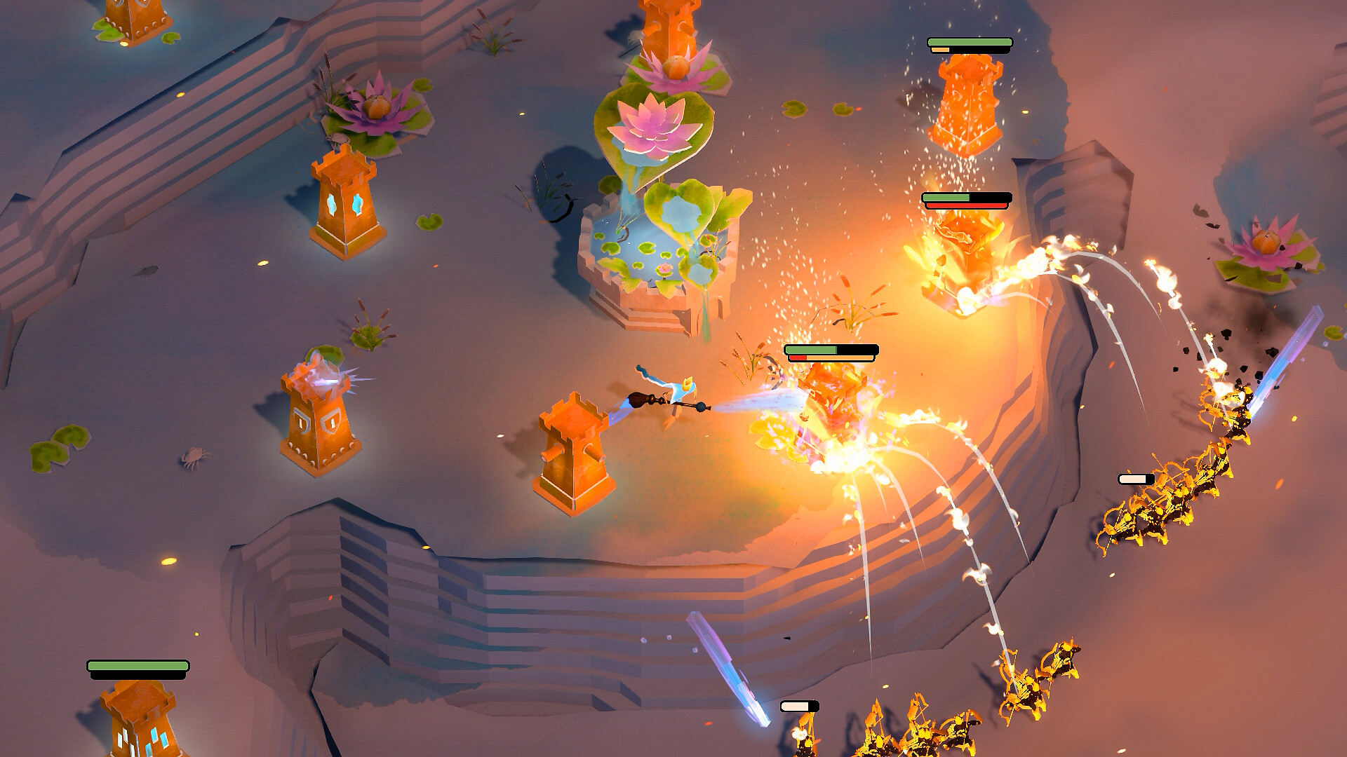 Painted Kingdoms: Tower Defense & Firefighting screenshot 1