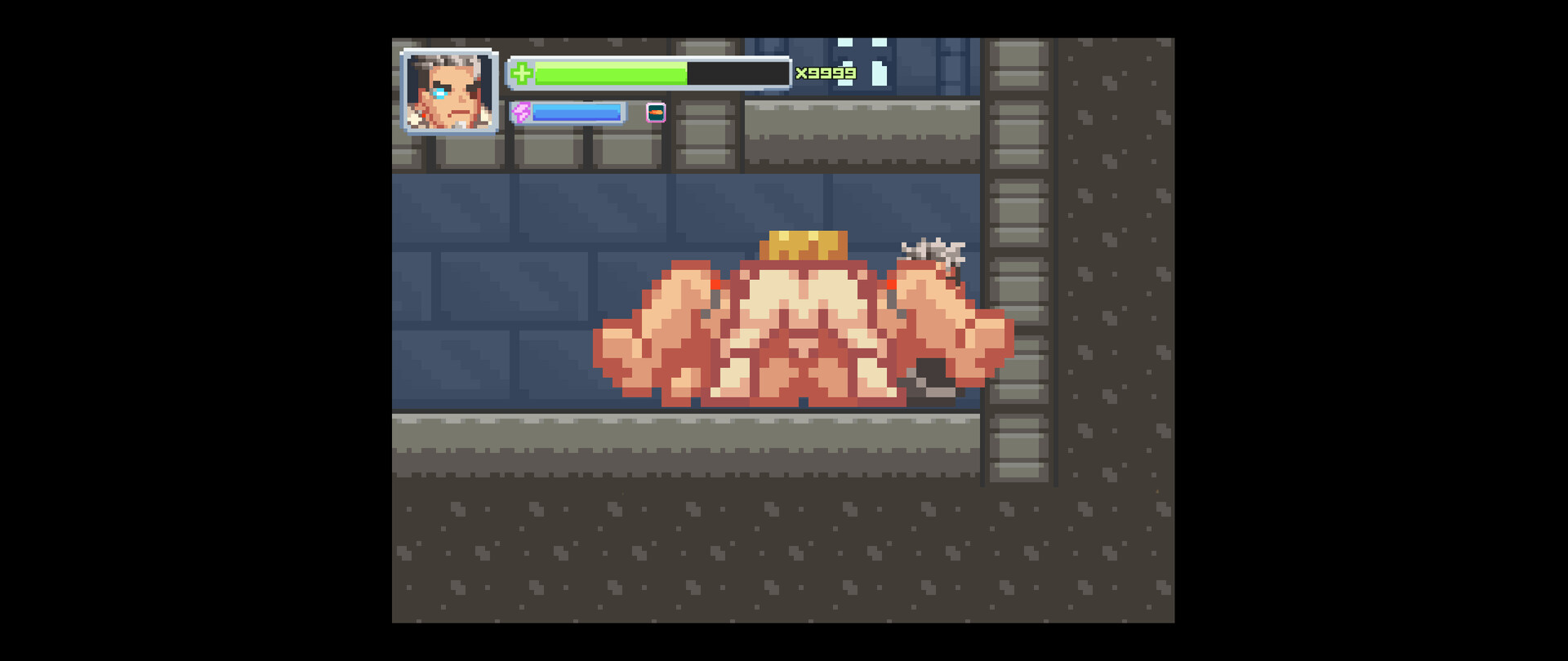 Baracop - Gay Platform Action Game Demo scene