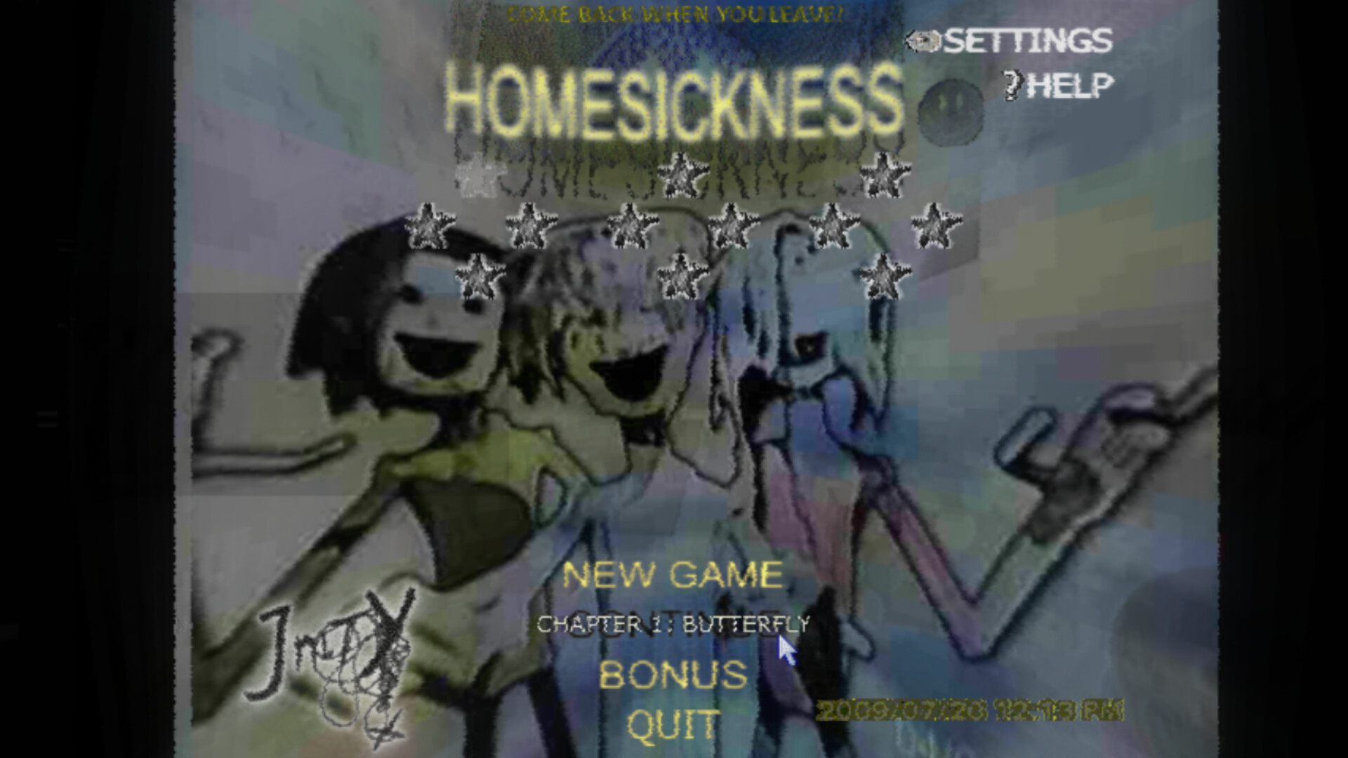 Скриншот HOMESICKNESS — кадр 1