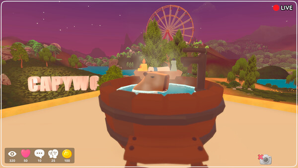 Capybara Hot Tub