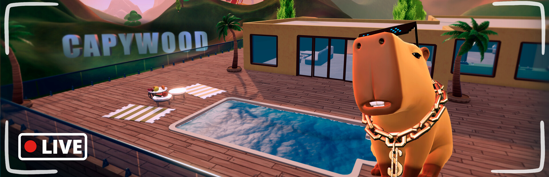 Capybara Hot Tub
